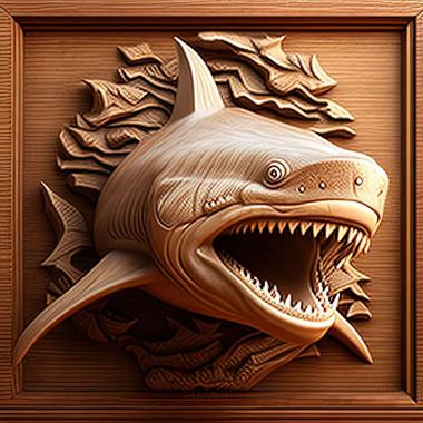 3D model shark 3d model (STL)